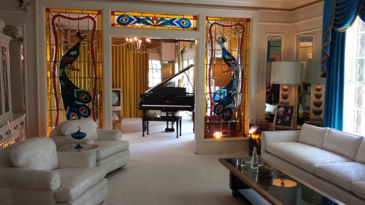 The living room with a grand piano